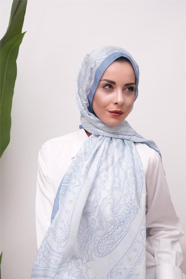 Ethnic Patterned Digital Soft Shawl - 5