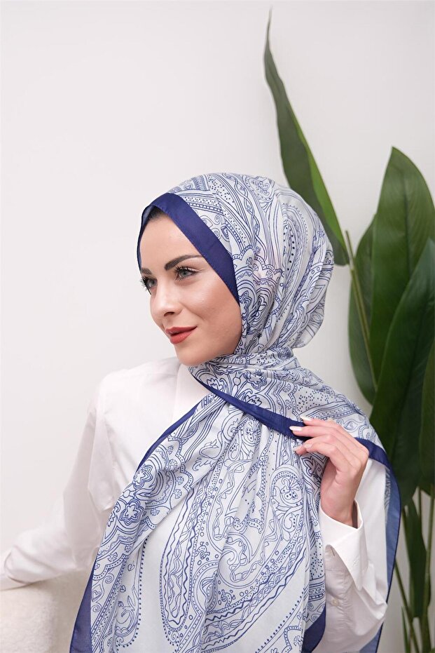 Ethnic Patterned Digital Soft Shawl - 5