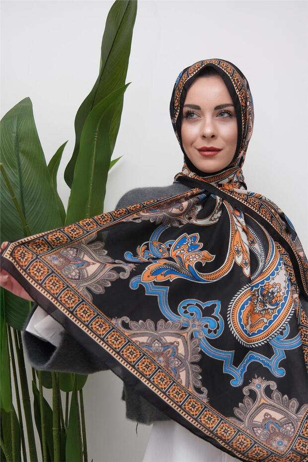 Ethnic Harmony Patterned Digital Soft Shawl - 1