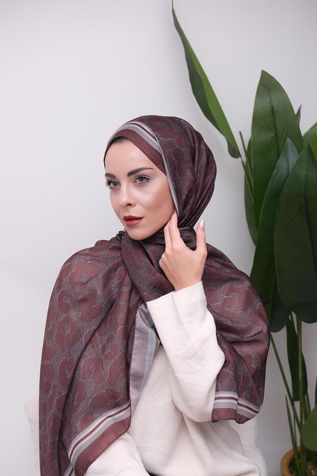 Leopard Patterned Digital Soft Shawl - 3