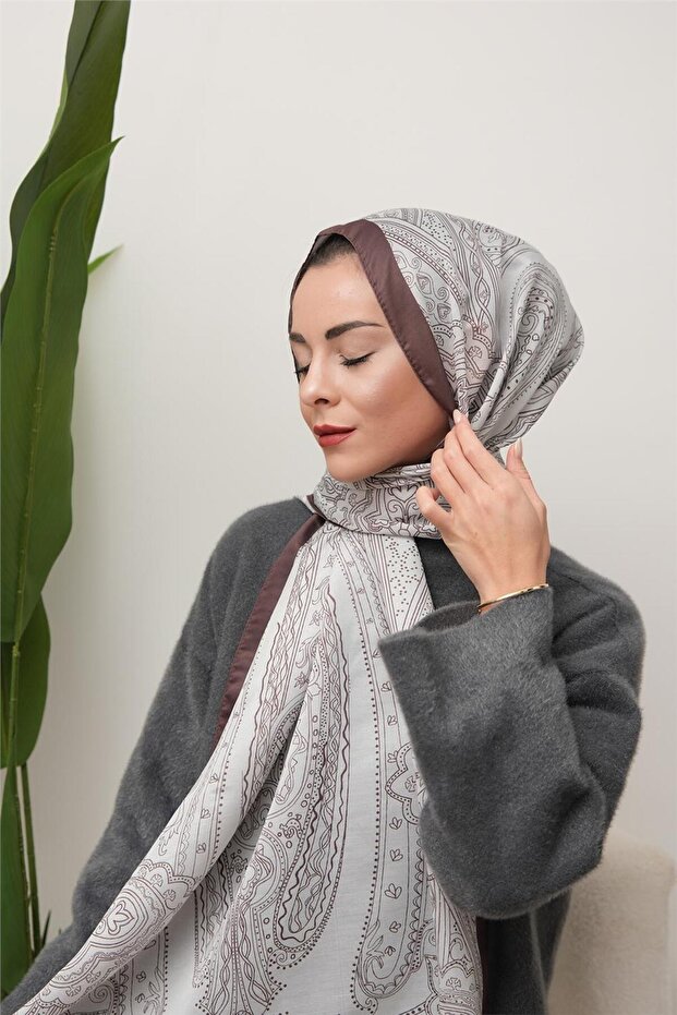 Ethnic Patterned Digital Soft Shawl - 3