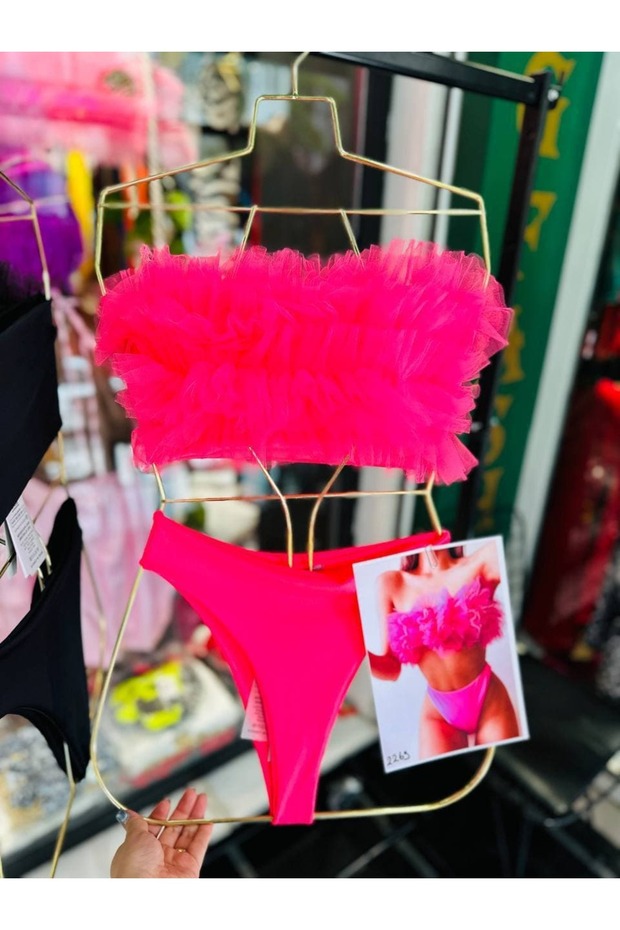 Tutu Crop Bikini Set - 2