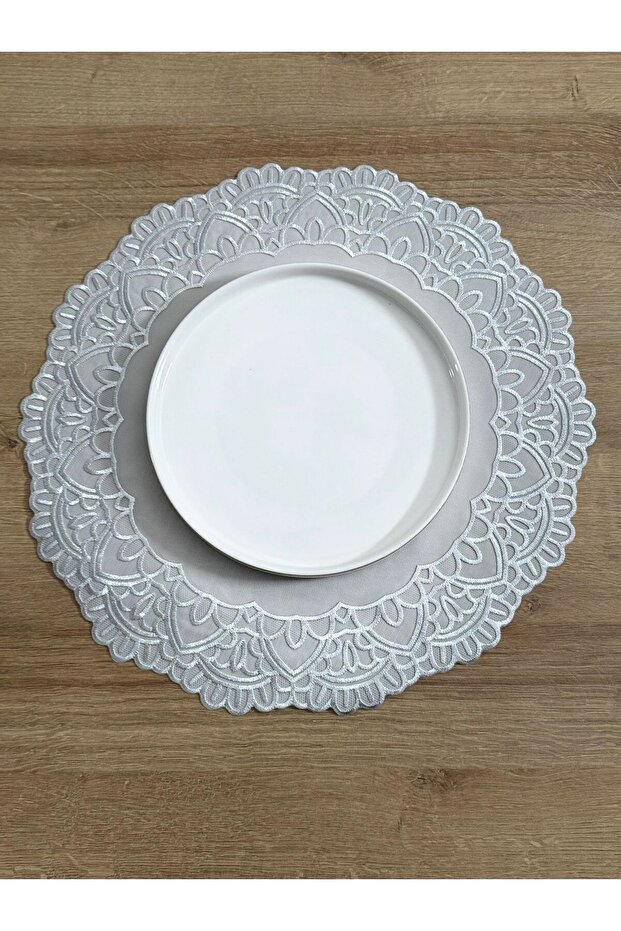 Decorative Stain Resistant 6-Piece Supla Placemat Presentation Set 38cm
