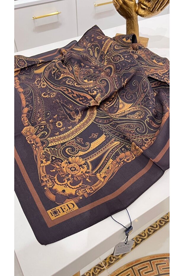 Ed Scarf Viscose Floş Eşarp - Lightweight, Flowy