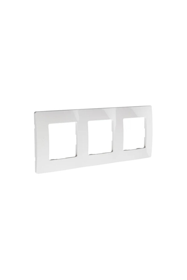 Decorative frame for 3 Niloe modules, white - 2