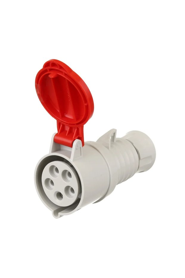 Socket 2P+E, IP44, 16A, 230V, HP