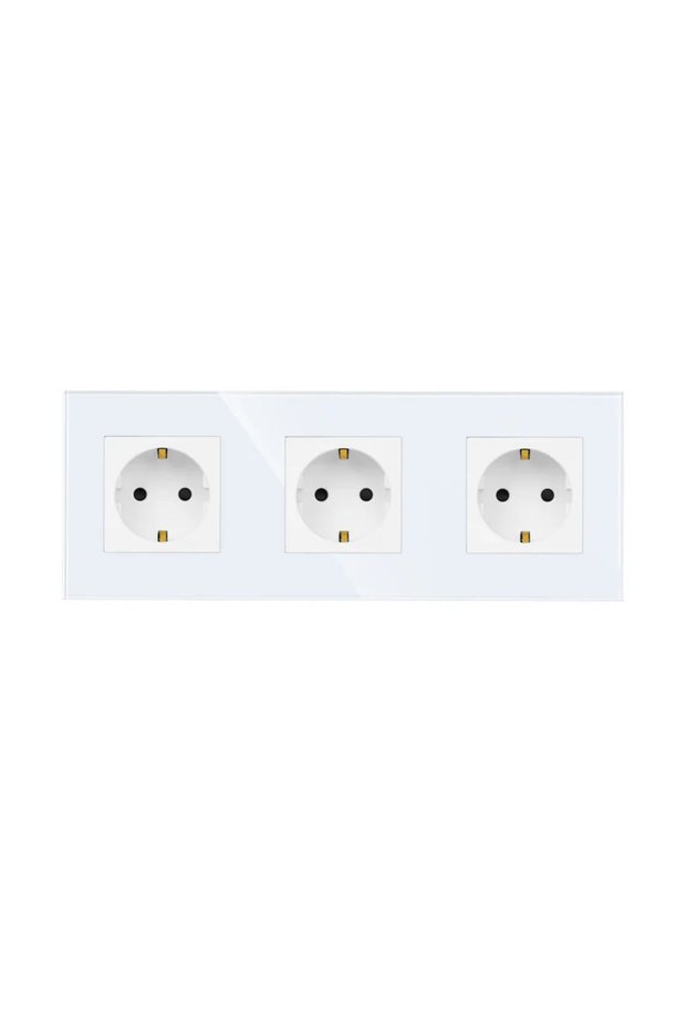 Triple socket Doc, IP20, white