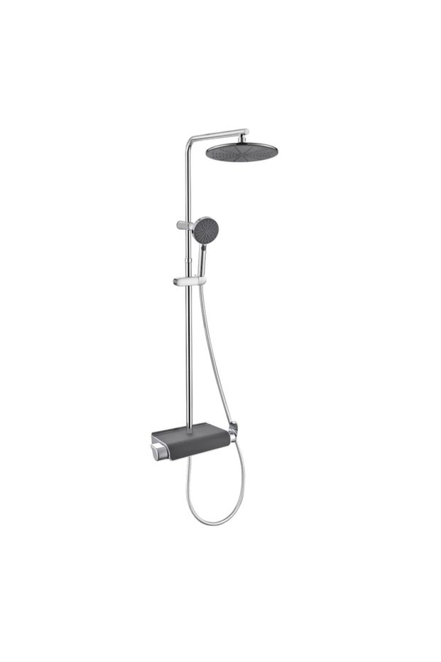 Fixed shower system, Sensea Easy, 3 functions, plastic, chrome