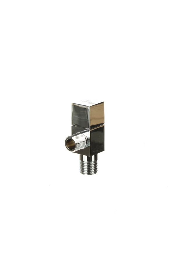 Kruger Cube angle valve, 1/2" - 3/8", rosette