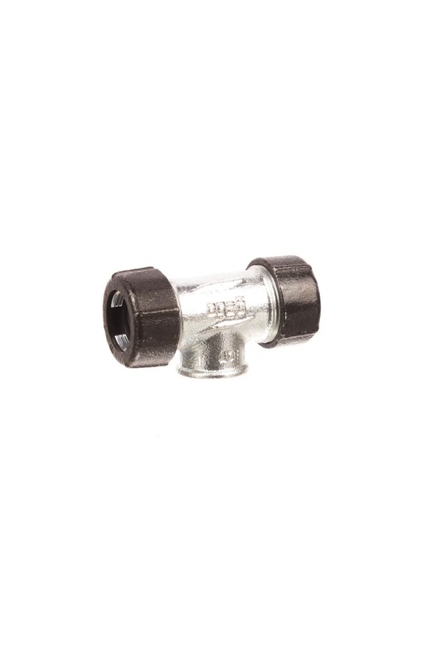 Cast iron tee, galvanized, internal thread, 3/4' connection