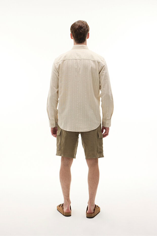 KETEN KARGO ŞORT - 2