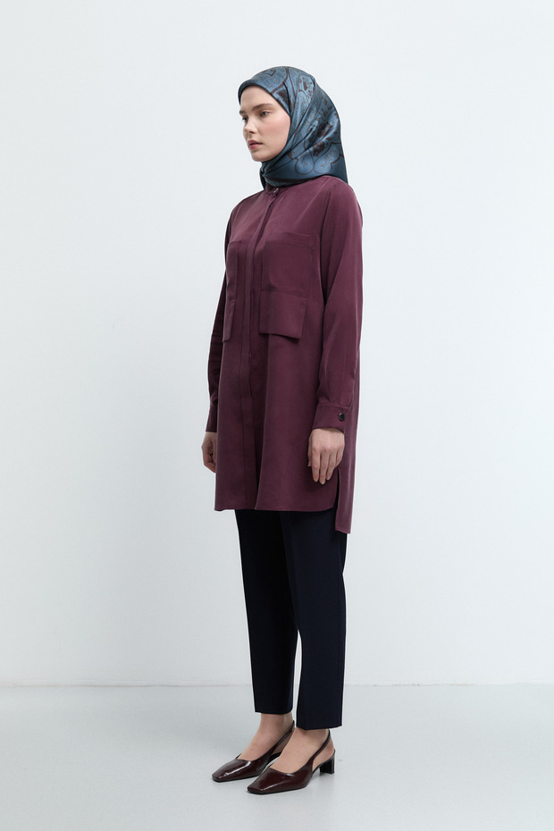 Beli Lastikli Basic Pantolon - Lacivert - 3