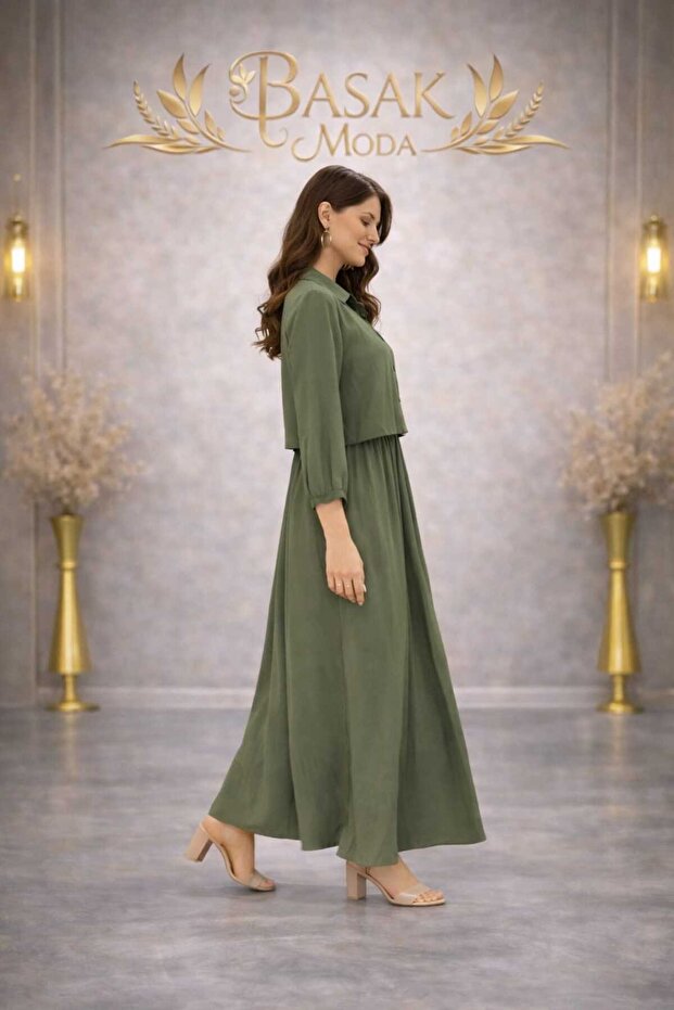 MK MODA YELEKLİ ELBİSE - 3