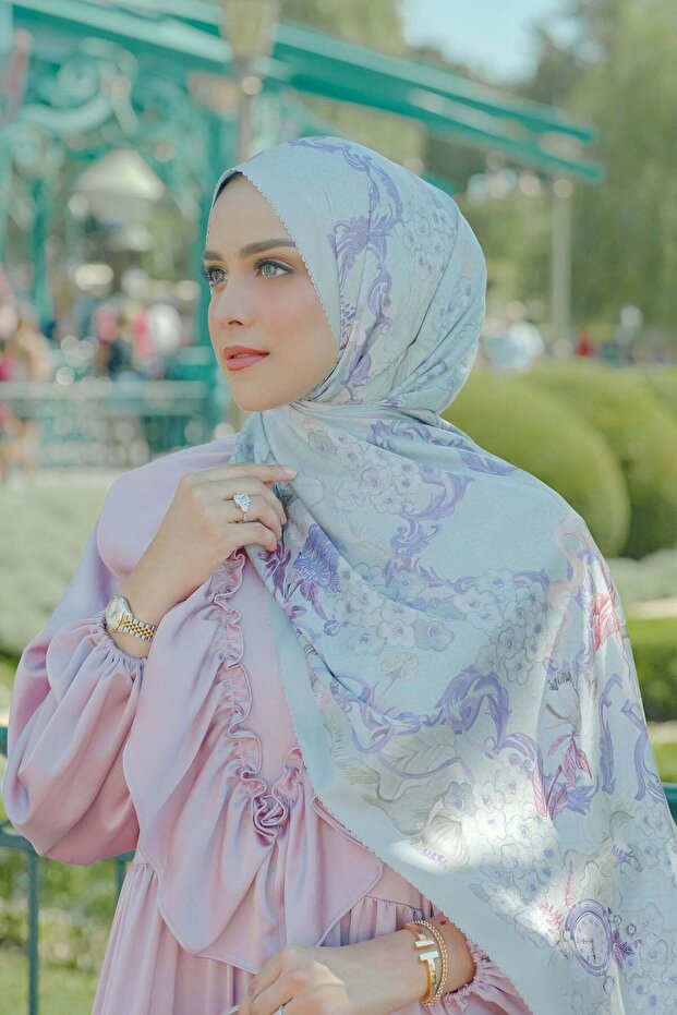 شال وندرلاند ساتان - لون النعناع