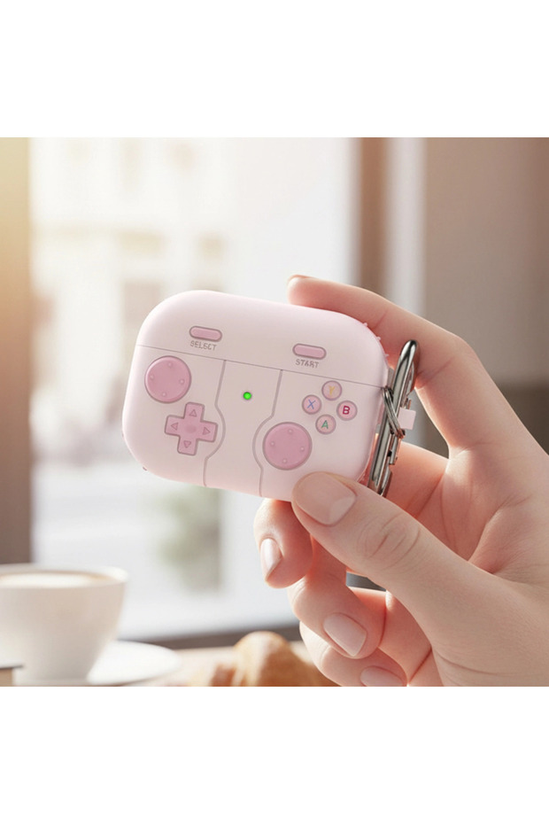 Redmi Buds 8 Pro Case Retro Gamepad Pink