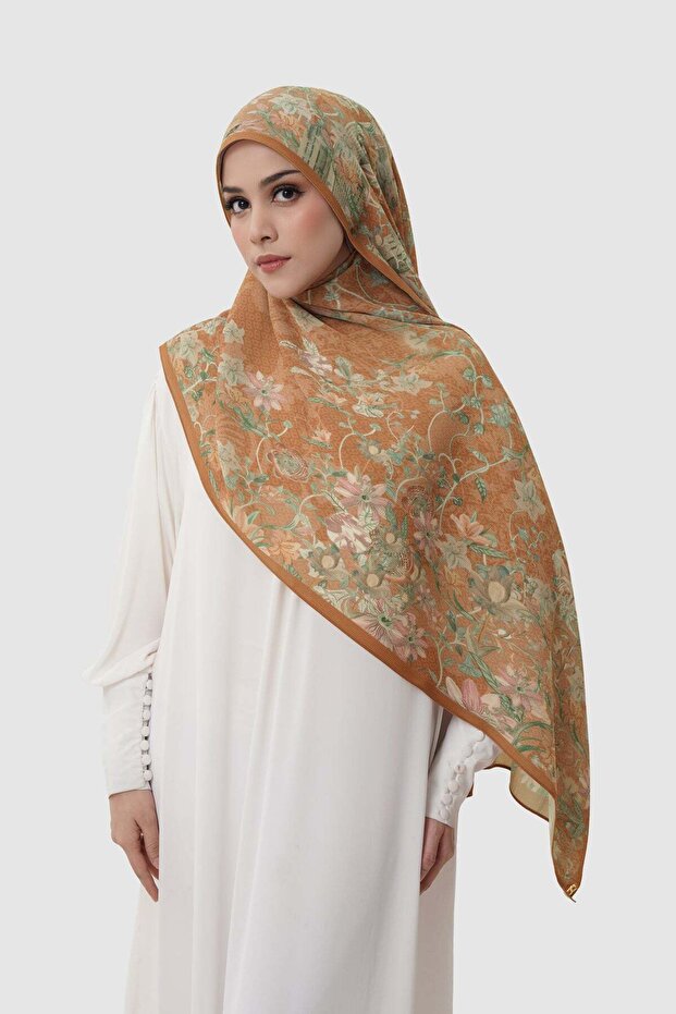 Dubai Pleated Shawl - Waterfall Blue
