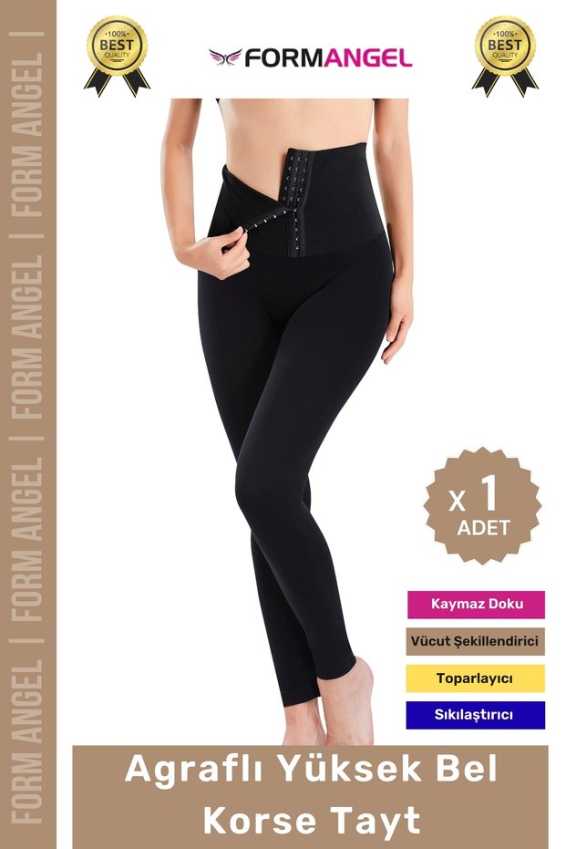 # Leggings That Do Not Show under Clothes, Tighten the Abdomen, Stomach, and Waist, Women's Sports High-Waisted Corset Leggings with Clasps.