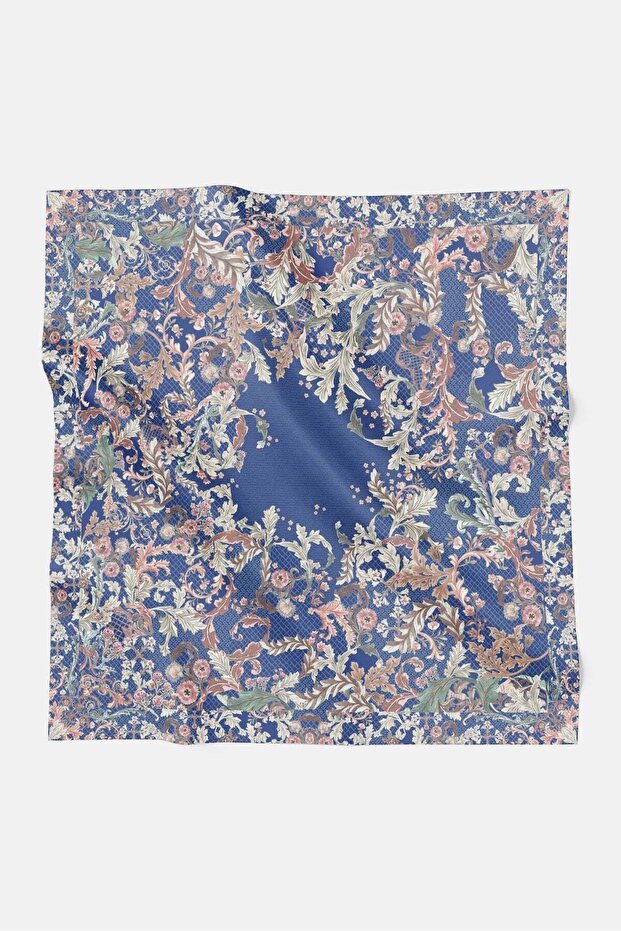 Royale grandeur voile scarf - azure