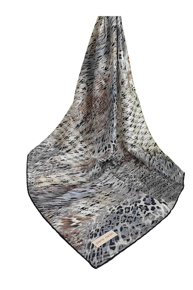 Silk K Crepe Satin Scarf 2026 Summer Season 9020230-311