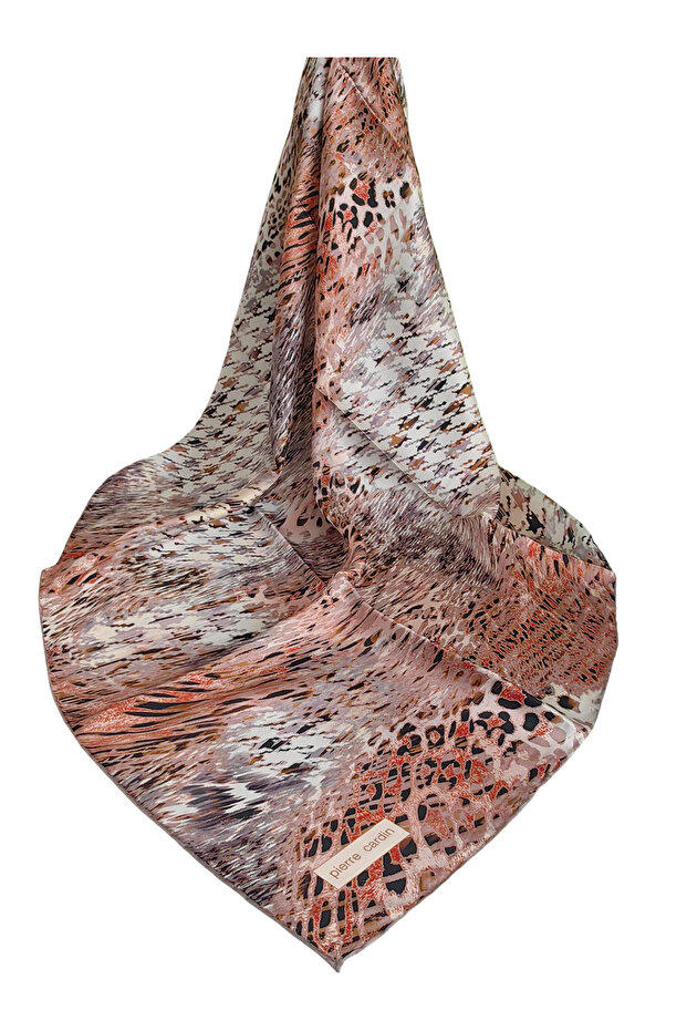 Silk K Crepe Satin Scarf 2026 Summer Season 9020230-331