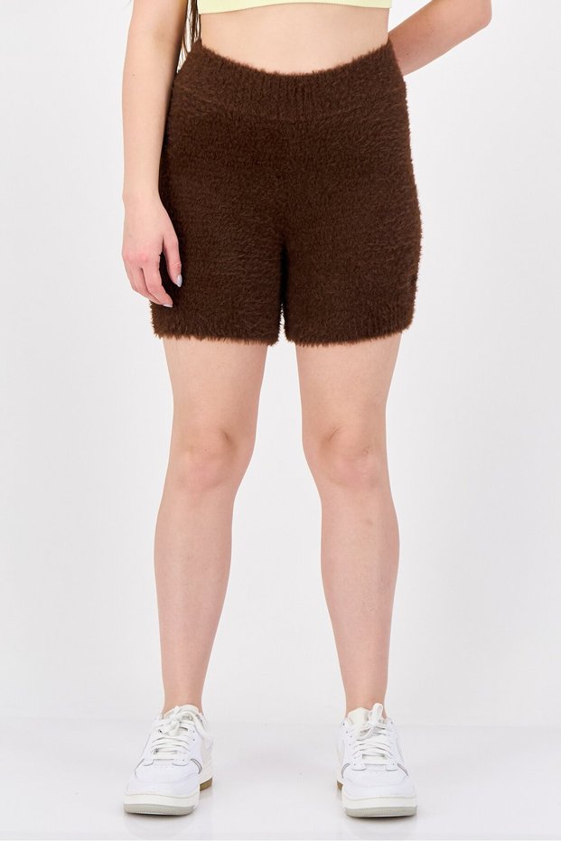 Women Sportswear Fit Outdoor Shorts, Brown