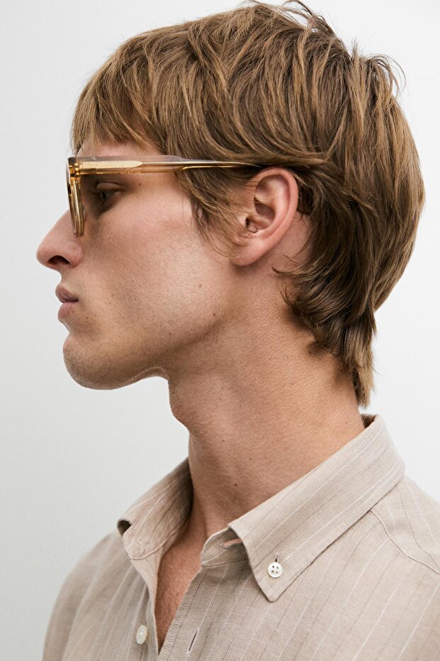 %100 keten gömlek - 4