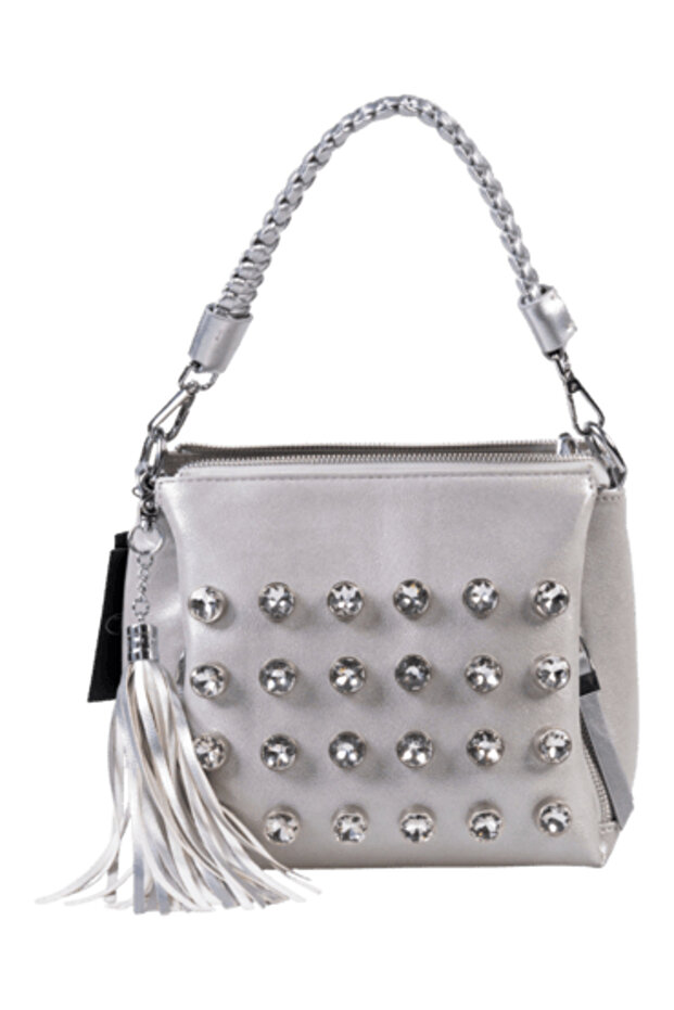 25Yg352 Women's Stoned Hand and Shoulder Bag Stones