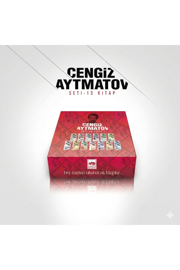 Cengiz Aytmatov Seti 13 Kitap / Cengiz Aytmatov Red Boxed