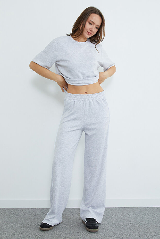 Piped Crew Neck Modal 2-Piece Set - 6