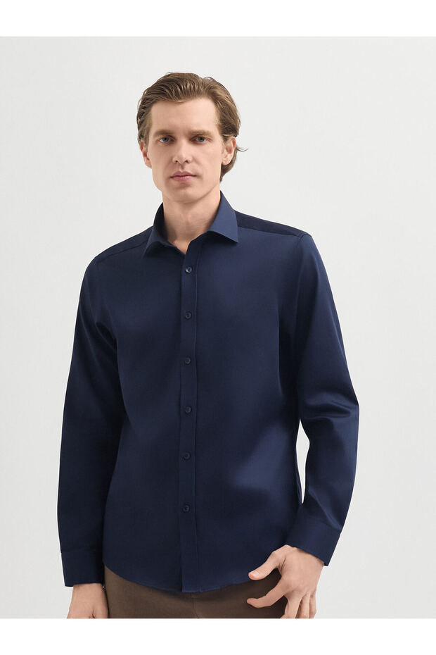 Lacivert Gömlek - 4