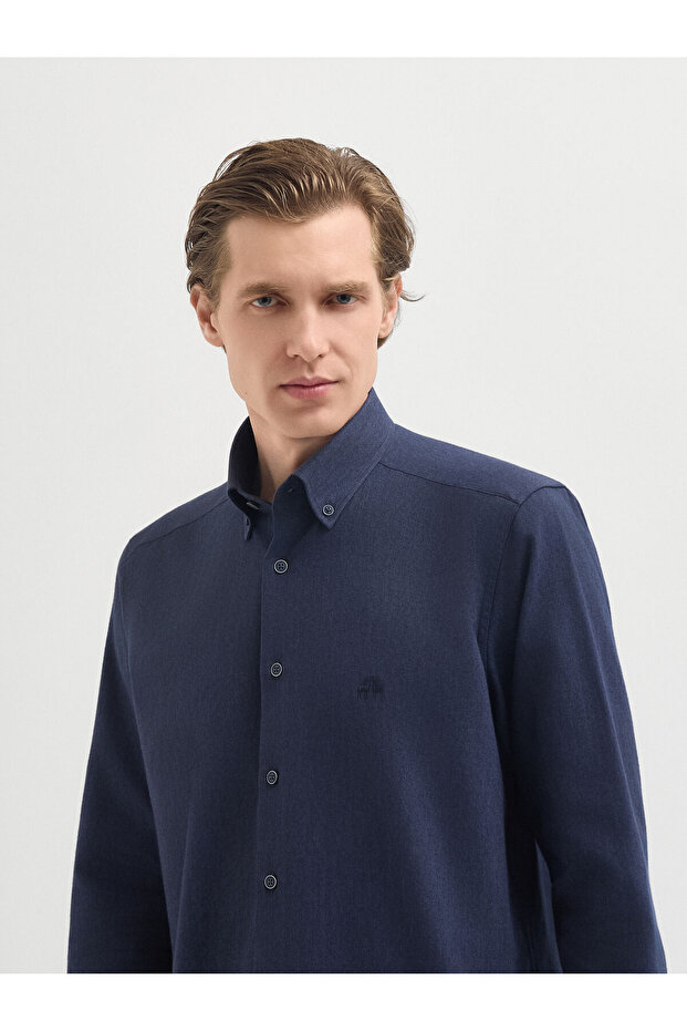 Lacivert Gömlek - 4
