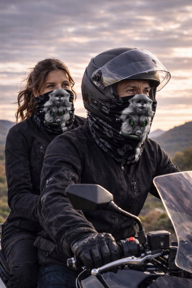 Unisex Motorcycle Mask Bandana – UV Protective Thermal Outdoor Neck Gaiter-Buff