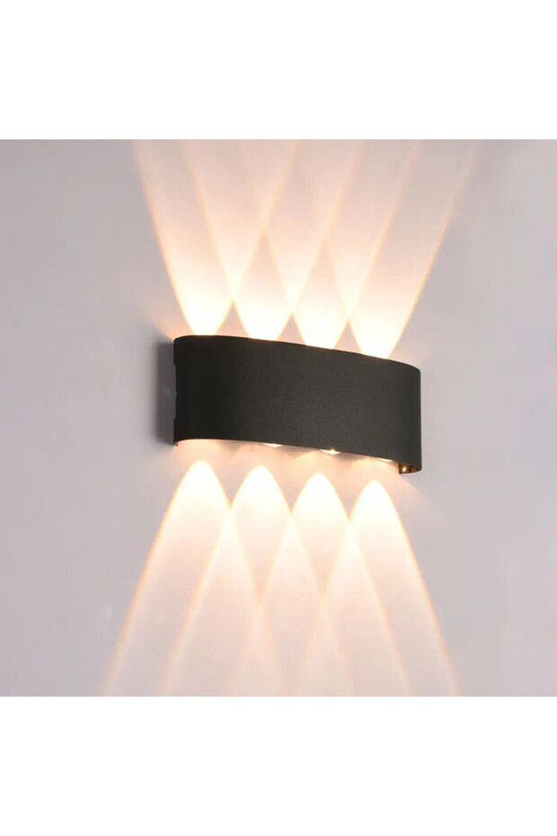 مصباح جداري LED بقوة 20 واط - أسود