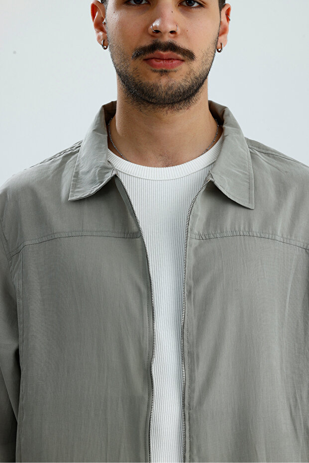 Transitional Double Zippered Premium Modal Fabric Jacket - 8