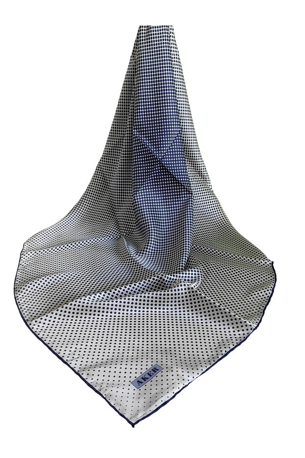 Silk K Crepe Satin Scarf 2026 Summer Season 9116701-321