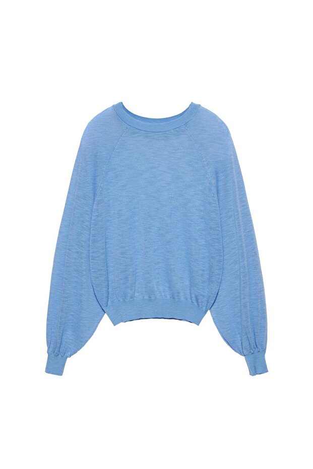 Hafif örgü kazak - 4