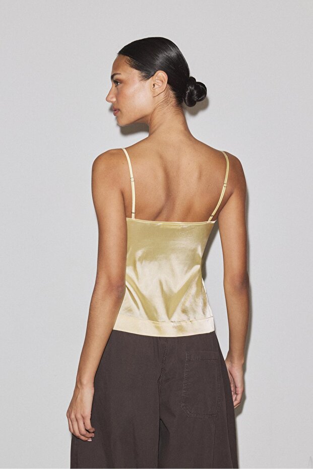 Askılı saten top - 5