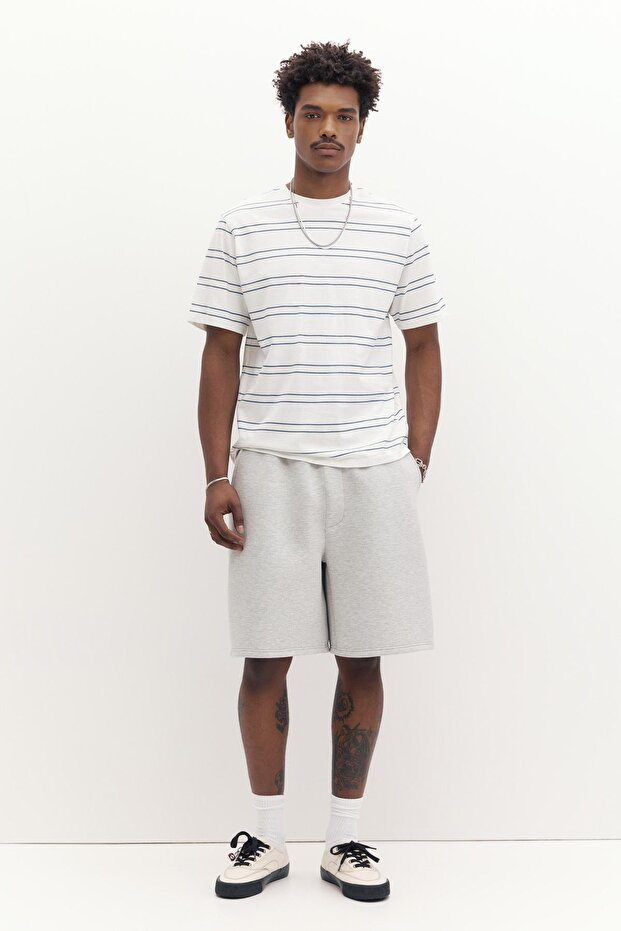 Basic kısa kollu pamuklu tişört - 2