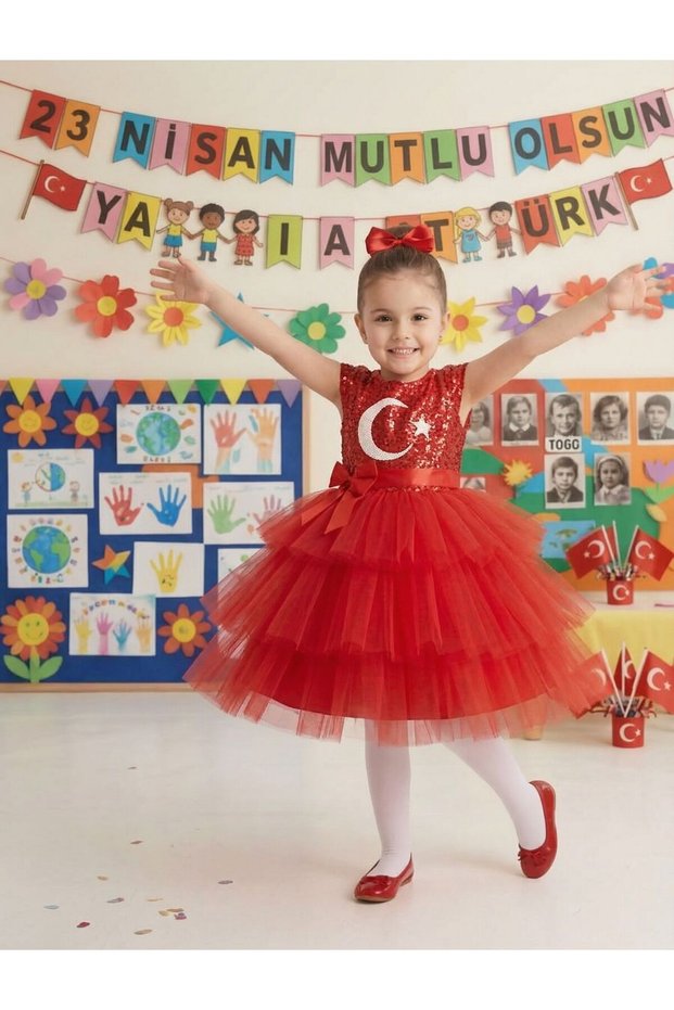23 April Girl's Dress Dress