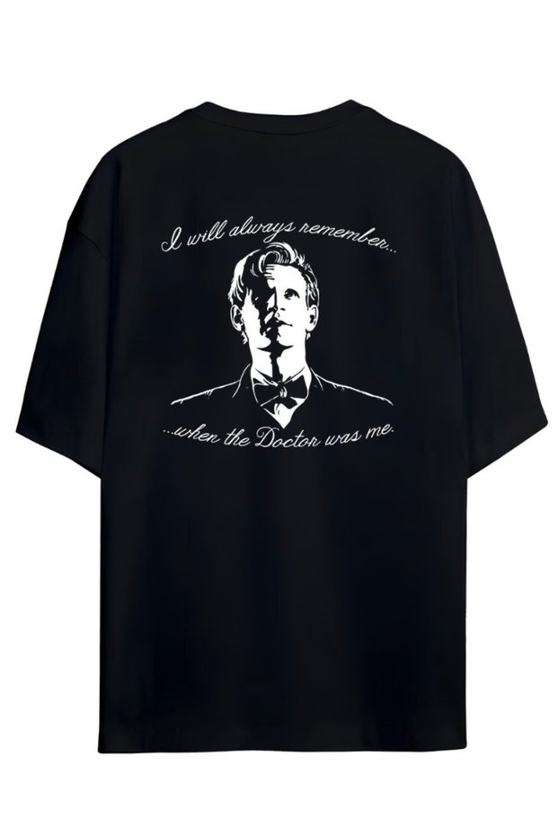 Pandorica's Doctor Who 11Th Doctor Gallifreyan&Last Words Back&Chest Design Unisex Cotton Pack T-Shirt