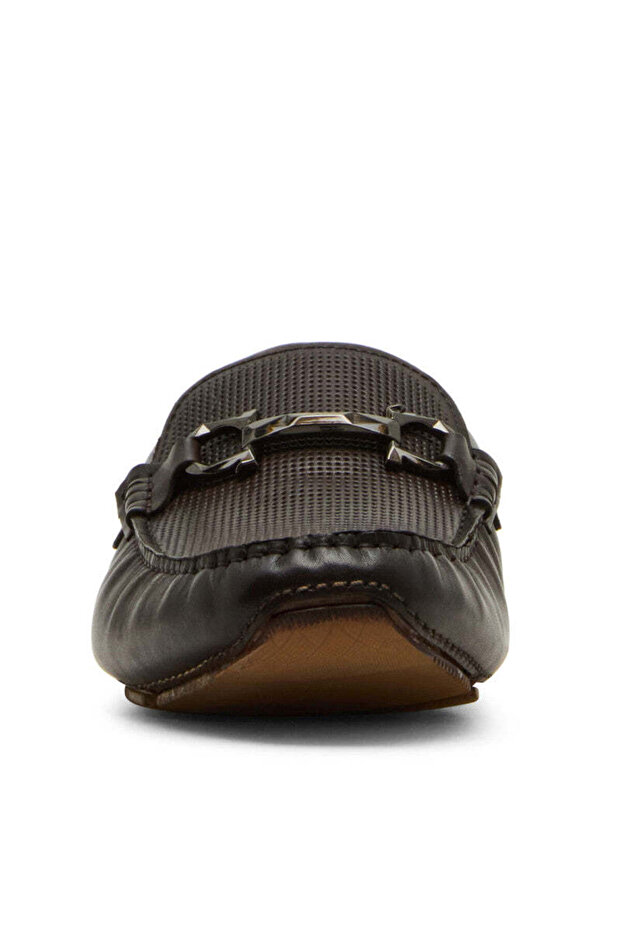 Ezekiel Solid Brown Loafers - 5