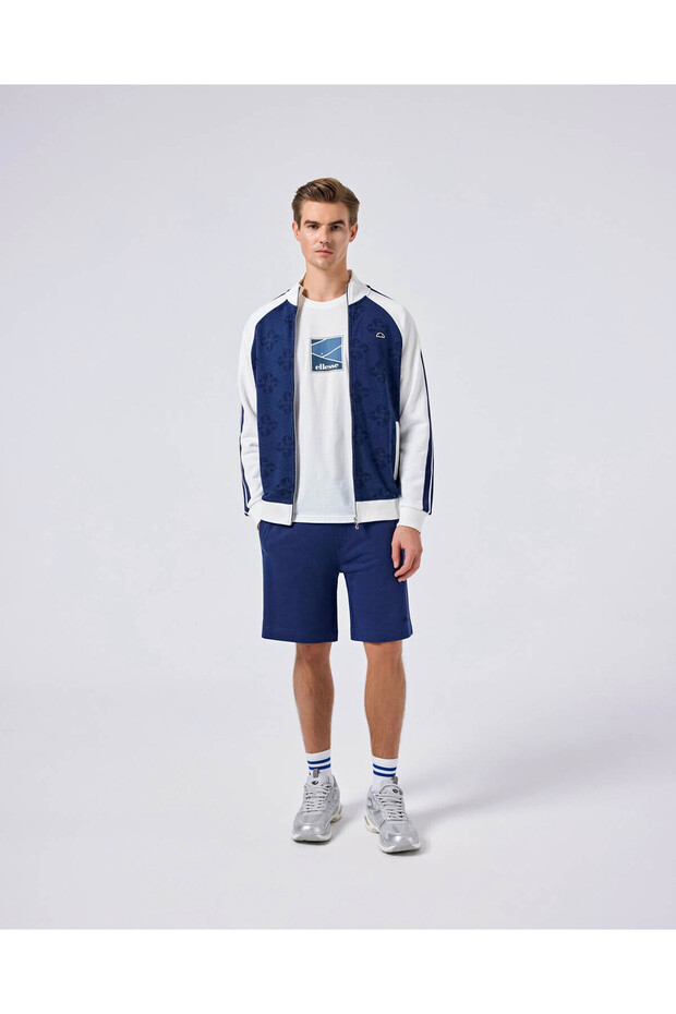 Fermuarlı Lacivert Erkek Sweatshirt 5Sm1357 - 3