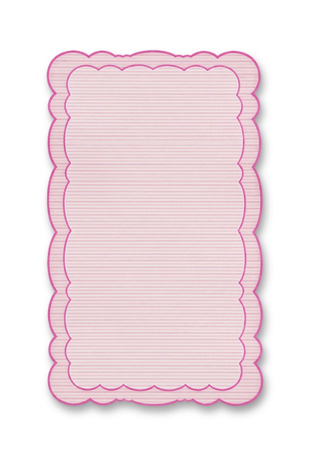 Sdt Pink Themed Striped Strips Patterned Woven Base Modern Decorative Rug Sdt82