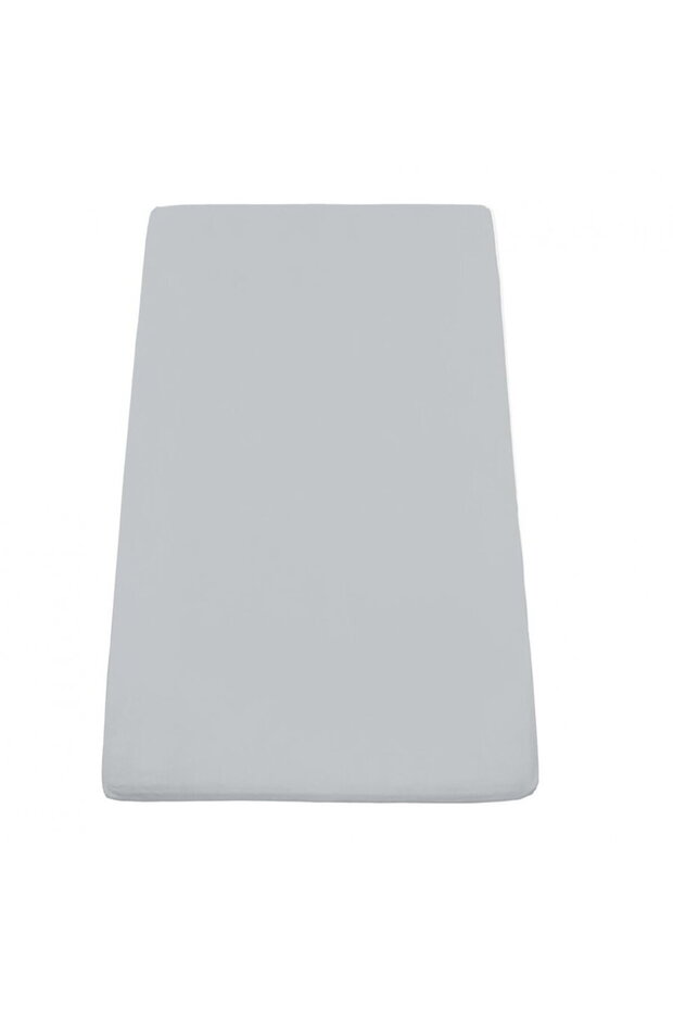 Elastic sheet 140x200 cm gray