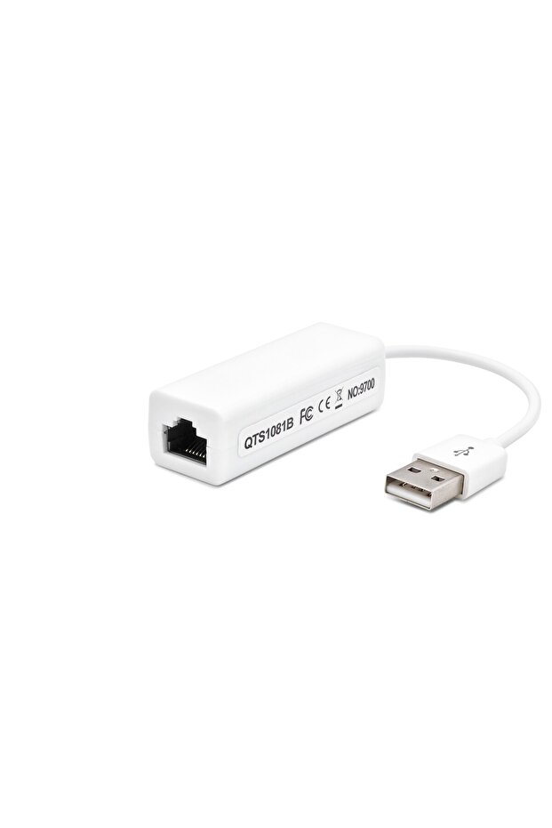 USB 2.0 Ethernet Adapter 10/100 Mbps - White Hdx5277