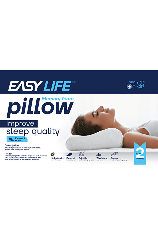 Memory foam pillow for comfortable sleep 32X57