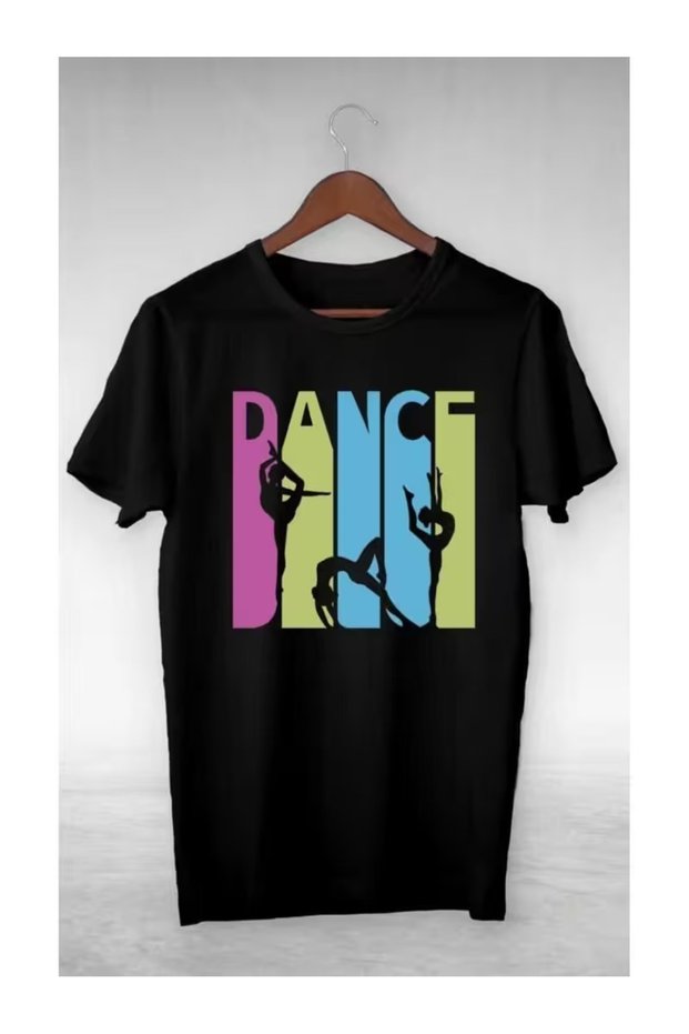Unisex Women Men Dance Printed Oversized T-Shirt