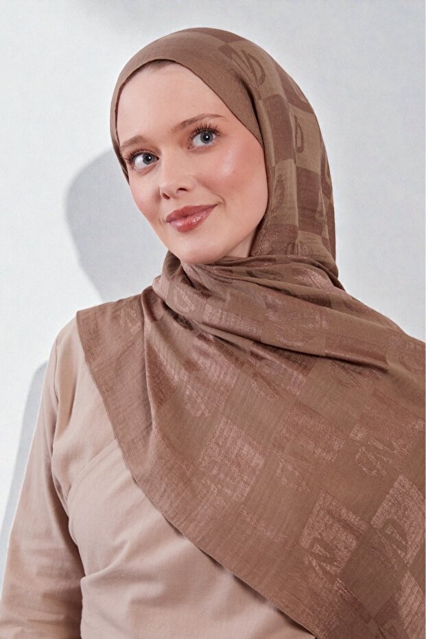 Lvd Printed Naia Jacquard Shawl 8685-06
