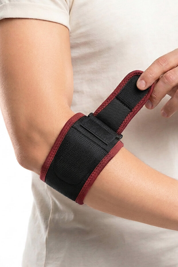 Epicondylitis Bandage with Pad Support Tennis Golfer's Elbow Band Elbow Brace Elbow Band Elbow Support