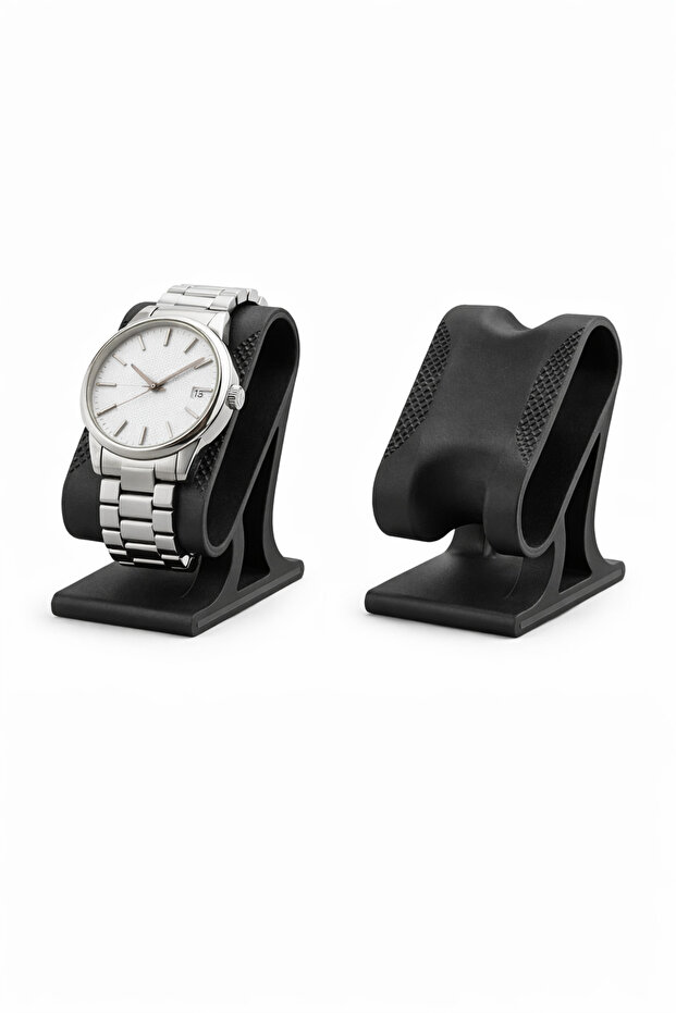 Modern Minimal Watch Stand – Desktop Watch Display Stand - Wristwatch Organizer